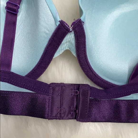 Design Lab Purple Lace Pushup Underwire Bra 34D NEW - Picture 4 of 6
